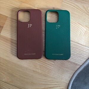 Leather iPhone 13 Pro Max cases